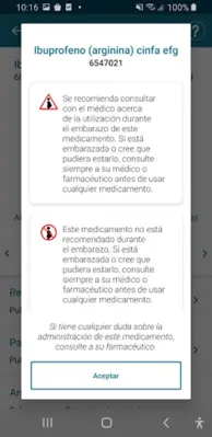 Medicamento Accesible Plus android App screenshot 2